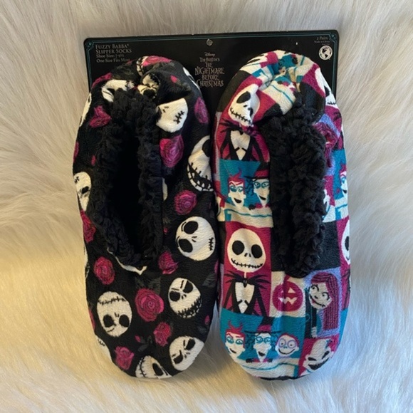 NEW Disney The Nightmare Before Christmas Slippers Slip On/Off - Picture 1 of 4